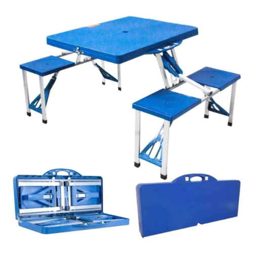upu9w9z0r4p-lg.png Mesa Dobrável de alumínio com 4 banquetas Para Camping - Azul