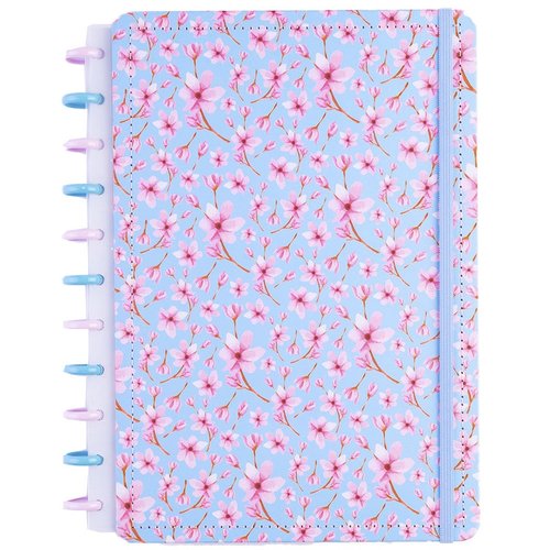 Caderno Cerejeira Médio M Disco Reposicionável Capa Dura Disko