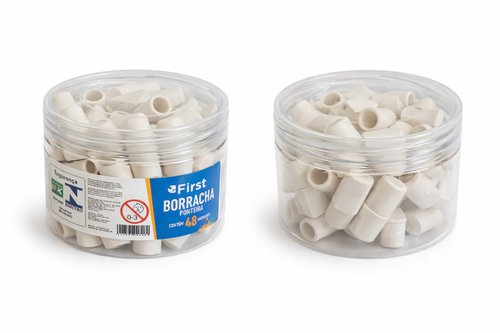 Pote 48 Borrachas Ponteira Escolares Para Lápis