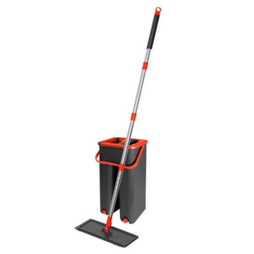 Flat Mop Rodo Lava e Seca com Balde e 1 Refil