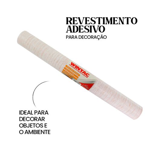 Papel Adesivo Contact Madeirado com 10 Metros