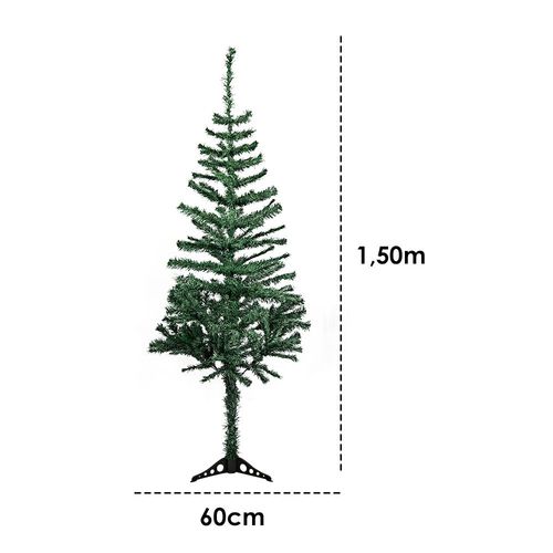 Arvore de Natal Pinheiro 1,50 Metros com 200 Galhos