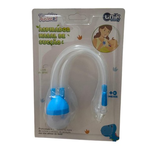 Aspirador Nasal Infantil De Sucção Menino - Azul