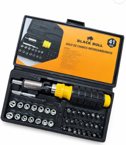 JOGO DE CHAVES INTERCAMBIAVEIS 41 PECAS