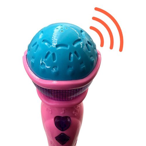 Microfone de Brinquedo Super Estrela Claudia Leitte com Luz e Som - Sortido