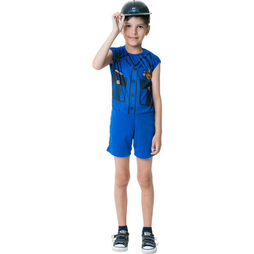 Kit Infantil Fantasia Policial - Gg