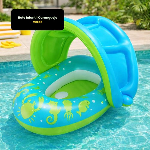 Bote Infantil Caranguejo - Verde