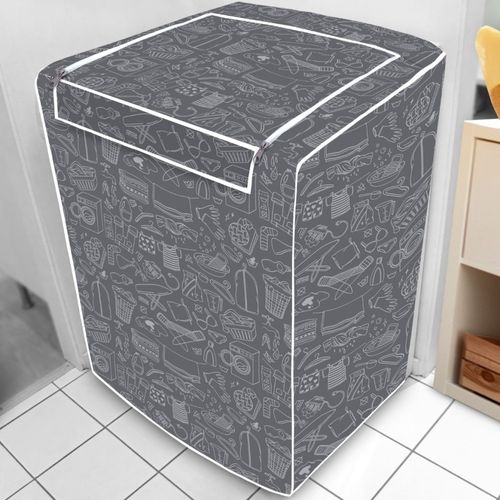 WE DROP - Capa Maquina de Lavar Abertura Superior Lavanderia Cinza G