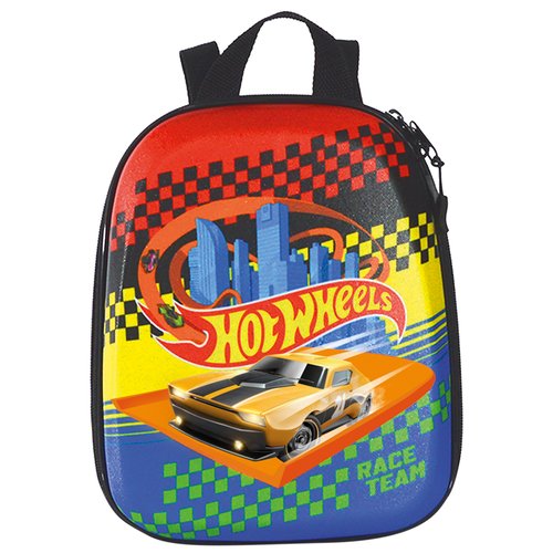 Mochila Infantil Hot Wheels Race Team Tamanho P - Multicolorido