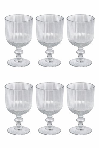 Conjunto 6 Taça Athens De Vidro 380ml