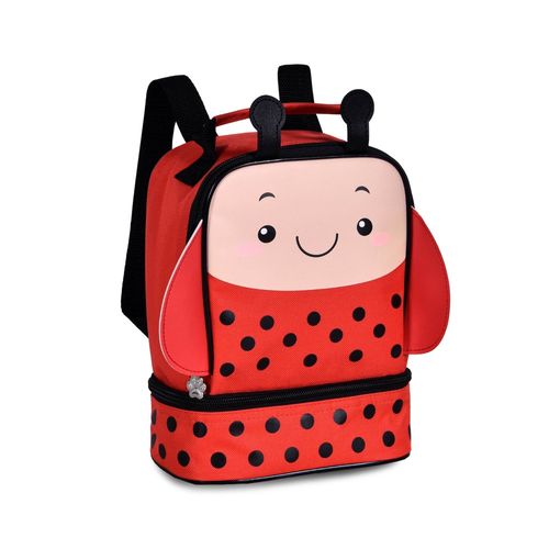 Lancheira Térmica Infantil Escolar Passeio Costas Joaninha