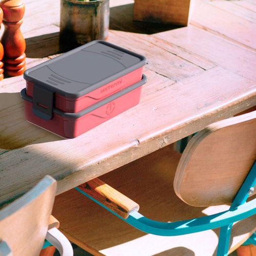 Organizador Marmita Fit Califórnia Unitermi 1,3 Litros - Rosa