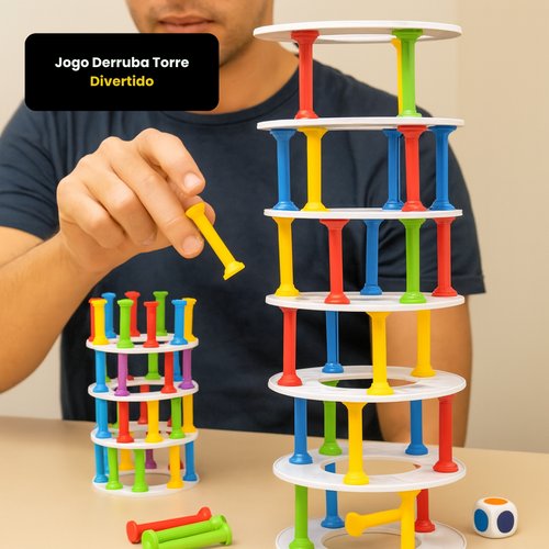 Jogo Derruba Torre Divertido