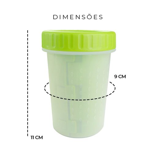 Lava-Patas para Cachorros Médios - Verde