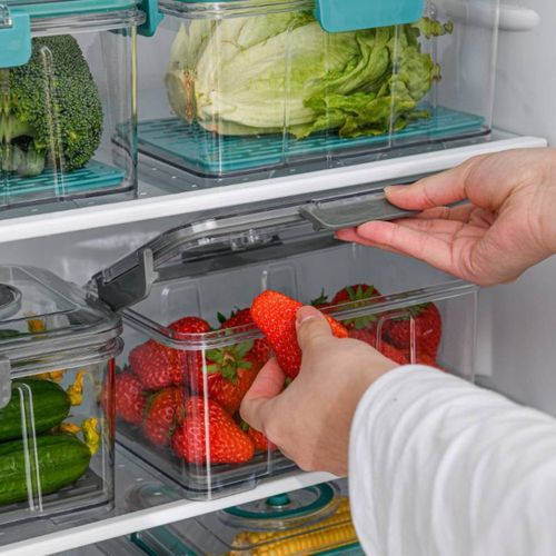 Pote Hermético Com Bomba De Vácuo 2l - Cinza