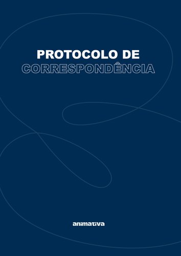 Livro Protocolo de Correspondência 104 Folhas - Azul