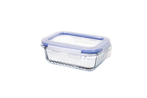 Pote Hermético Retangular com Tampa Stripes 370ml