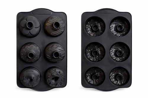 z02csnlwlfb-lg.jpg Forma 6 Cavidades Silicone Donuts Antiaderente Assadeira Molde Bolo Cozinha Resistente