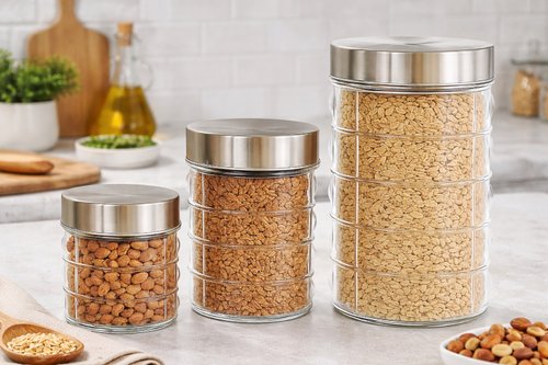 z383rkpbsoe-lg.jpg Conjunto 3 Potes Vidro Tampa Inox