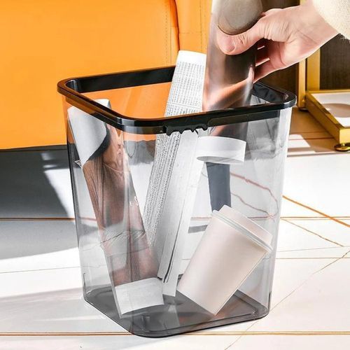 Lixeira Quadrada com Anel de Pressão 10 Litros