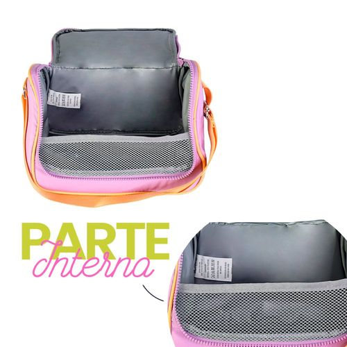 Lancheira Lilás Escolar Oficial da Luluca