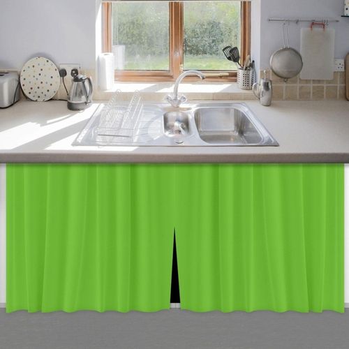 WE DROP - Cortina de Pia Verde PVC