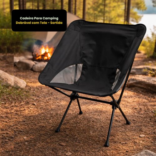 Cadeira Para Camping Portátil - Sortida