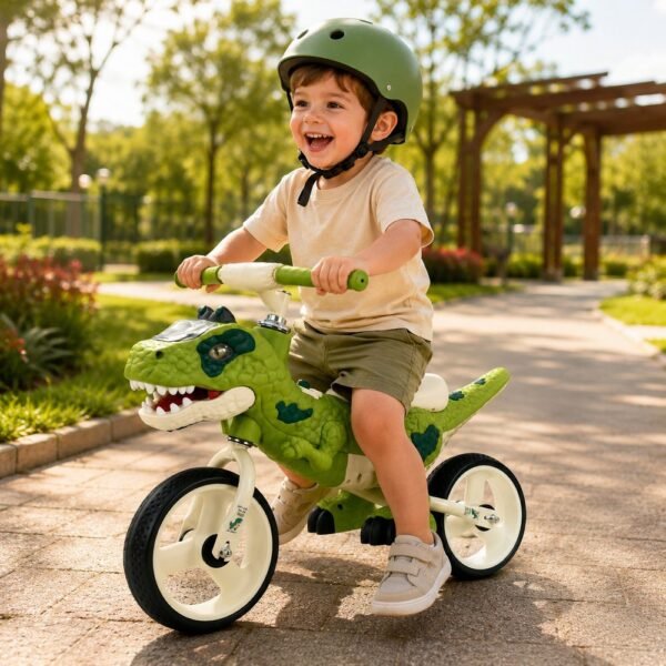 Bicicleta de dinossauro infantil ARO 12- verde