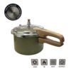 Panela de Pressão Max Chef Wood Indução 4,2L - Verde acinzentado