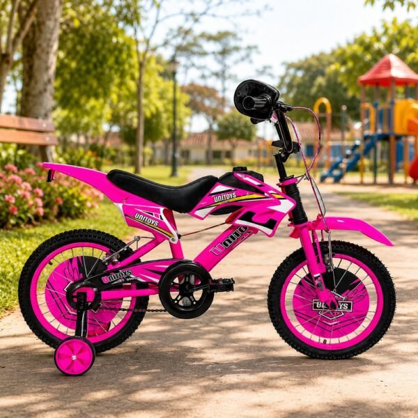 Bicicleta Infantil Moto Cross Aro 16 - Rosa
