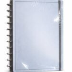 Caderno Grey Disco Reposicionável Grande G Capa Dura Disko