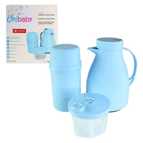0ol7k3wgaqfm-lg.jpg Kit Garrafa Paris 500ml Garrafa Fano 250ml e Pote Dosador 300ml Unibaby