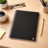 103z5lbv7lg-xl-1.jpg Caderno Universitário 1 Matéria com 70 Folhas - Preta
