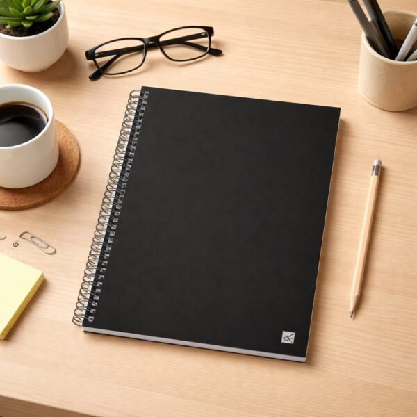 103z5lbv7lg-xl-1.jpg Caderno Universitário 1 Matéria com 70 Folhas - Preta