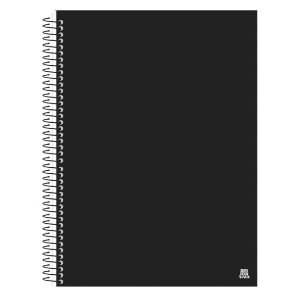 Caderno Universitário Kbum Preto 10 Matérias – 140 folhas