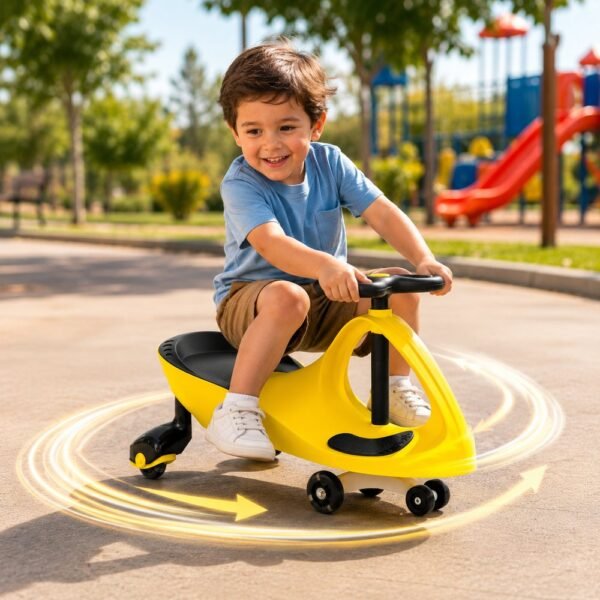 Carrinho de Rolimã Infantil Super Car - Amarela