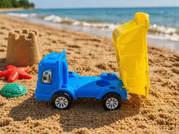Kit Carrinho Caçamba Infantil com Balde 7 Peças