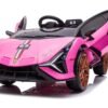 Carrinho Esportivo Elétrico Infantil - Rosa 12v