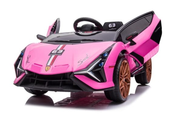 Carrinho Esportivo Elétrico Infantil - Rosa 12v