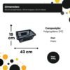 201lkr4wdsi-xl-1.jpg Caixa Plástica Vazada Retangular - Preta
