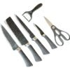 22im4ro074r-xl-1.jpg Jogo Facas 6 Peças Inox Cabo Ergonômico Completo