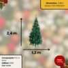 2830t7vm5rk-xl-1.jpg Árvore De Natal Pinheiro 2,40m 1.400 galhos - Verde