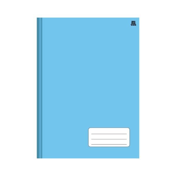 Caderno Grande Capa Dura 96 Folhas - Azul