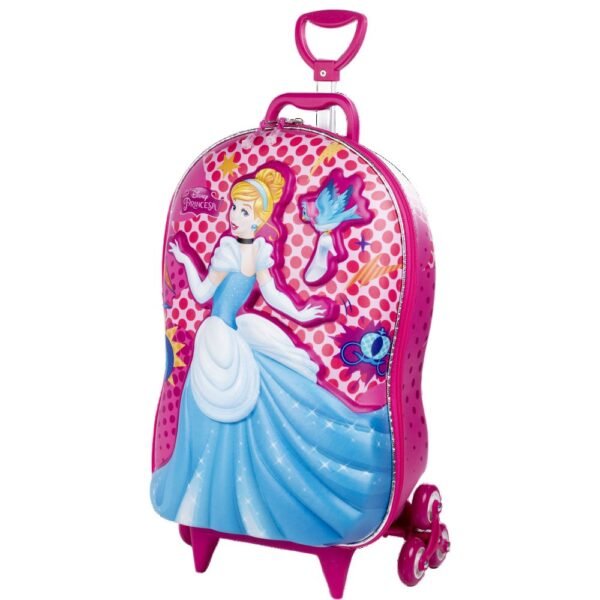 2tfuvuyn773-xl-1.jpg Mala Infantil Princesa Cinderela 3D com Rodinhas - Rosa
