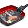 2wkbepqlvgt-xl-1.jpg Frigideira Grill Quadrada 24cm Antiaderente Indução Stone Red Point Cabo Resistente