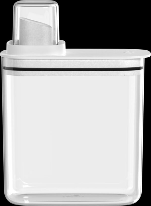 32wq3bwfnj-xl-1.jpg Dispenser Sabão Flow 1,5L Transparente Silicone Vedação Sistema Evita Desperdício