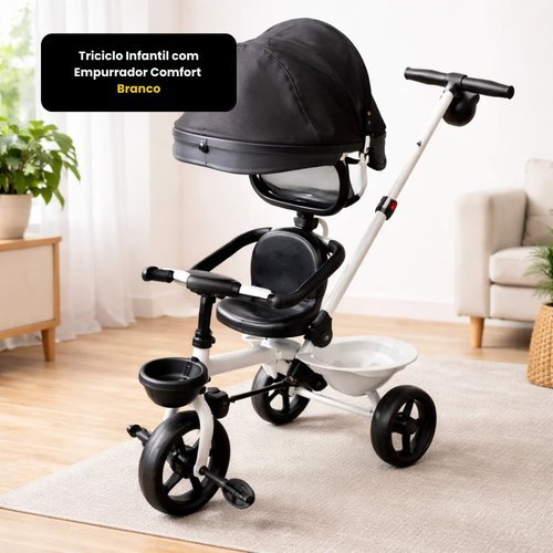 33354rbyp4r-lg-3.jpg Triciclo Infantil com Empurrador Comfort Branco