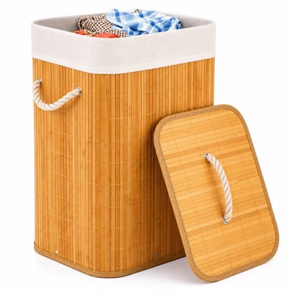 3cdl5ou84gj-xl-1.jpg Cesto de Roupas com Tampa e Alça de Bambu 50 Litros