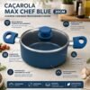 3lplgnc1new-xl-1.jpg Caçarola Antiaderente Cerâmica de 20cm - Azul