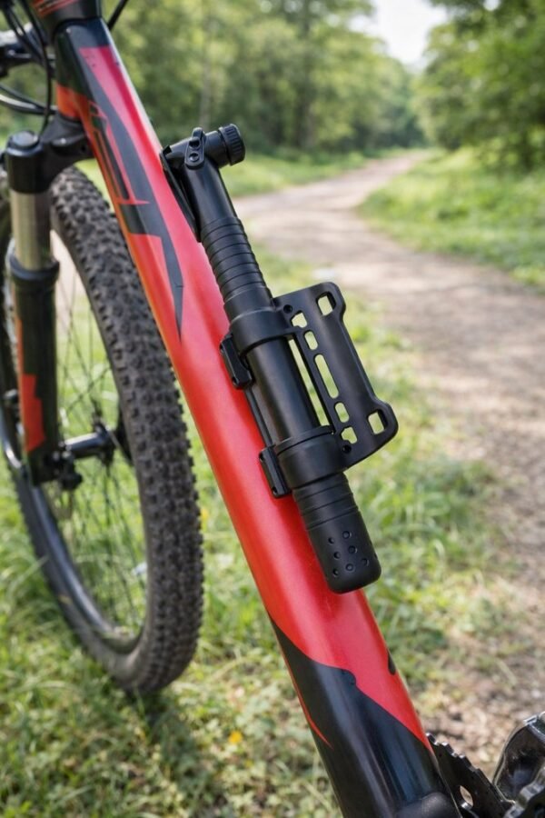 Bomba de Ar Portátil para Bicicleta - Preta